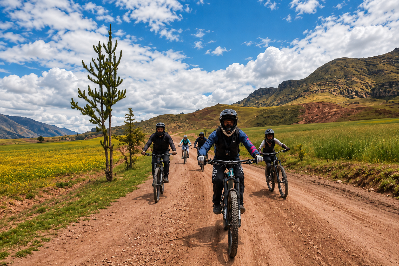 Bike ride in the Sacred Valley